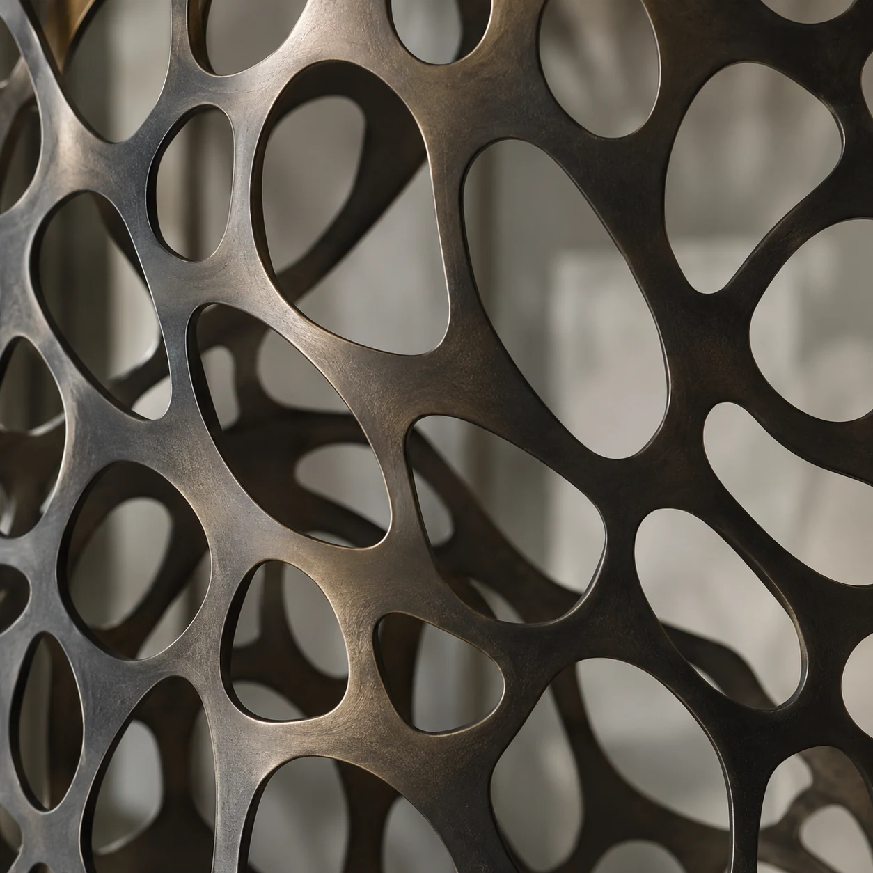 Sculpted metal
