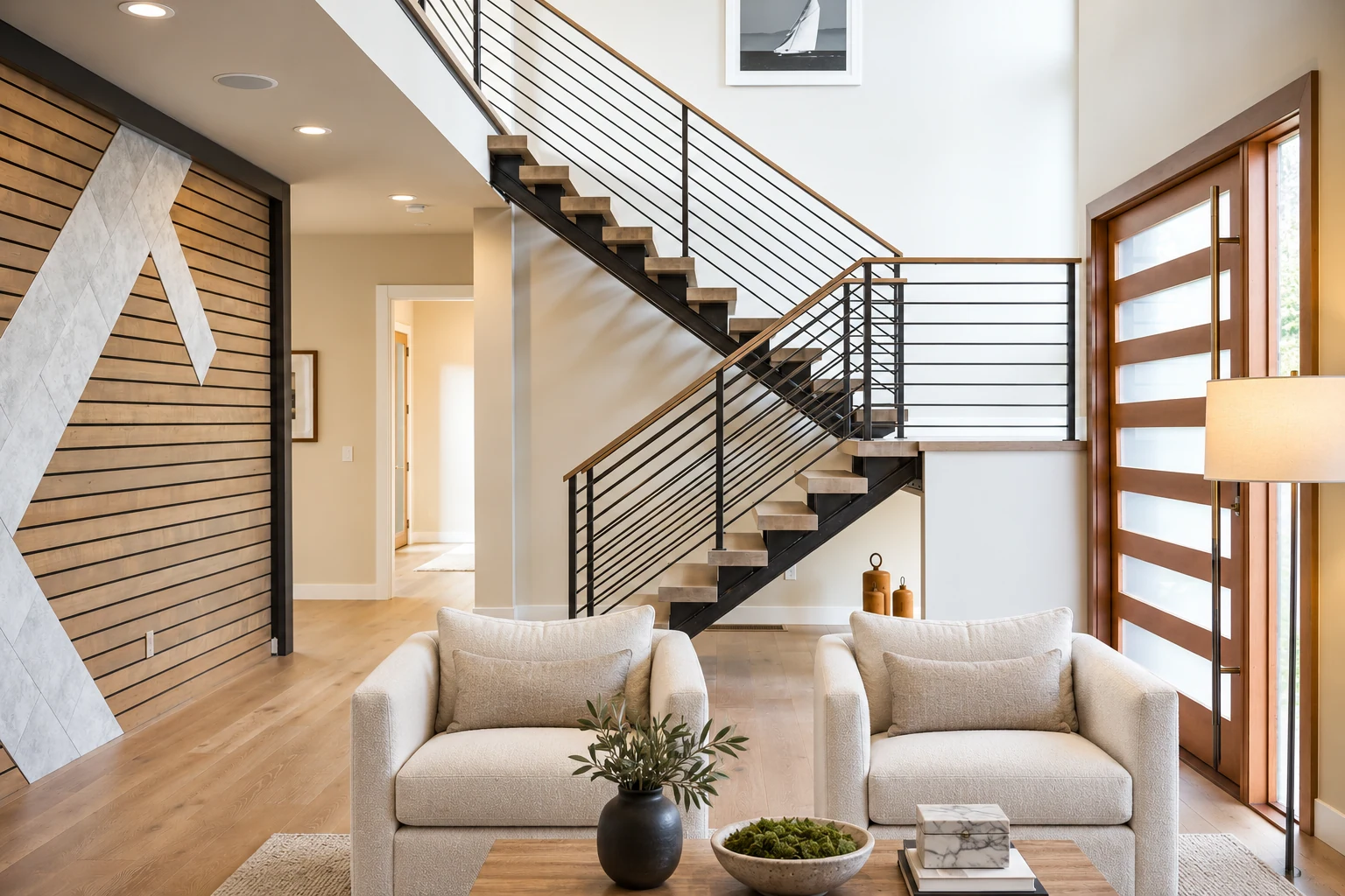 Entry and stair visualization